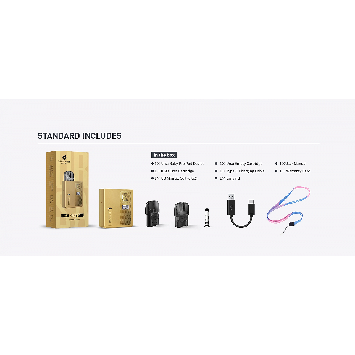 Lost Vape - Ursa Nano Baby Pro Pod Mod Elektronik Sigara