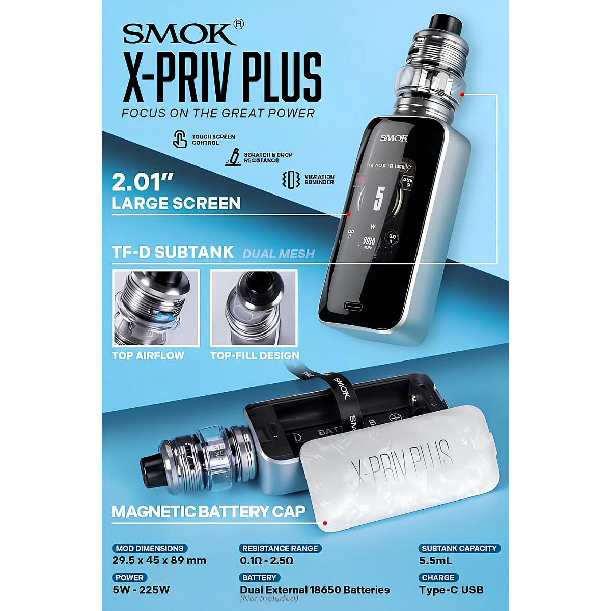 Smok - X Priv Plus 230 w Elektronik Sigara Kit