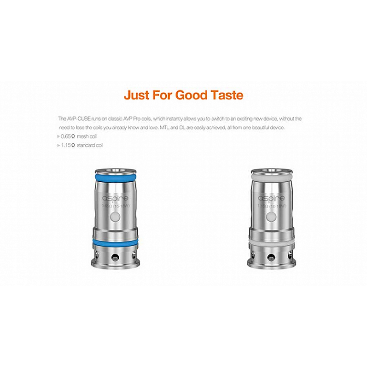Aspire - Avp Pro & Cube Coil (5’li Paket)