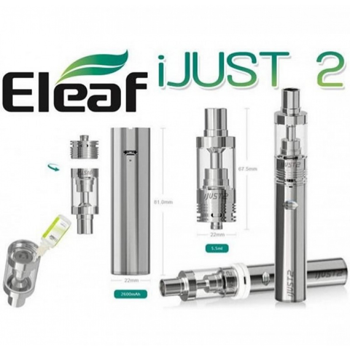 Eleaf - Just 2 2600 mah Elektronik Sigara Kit