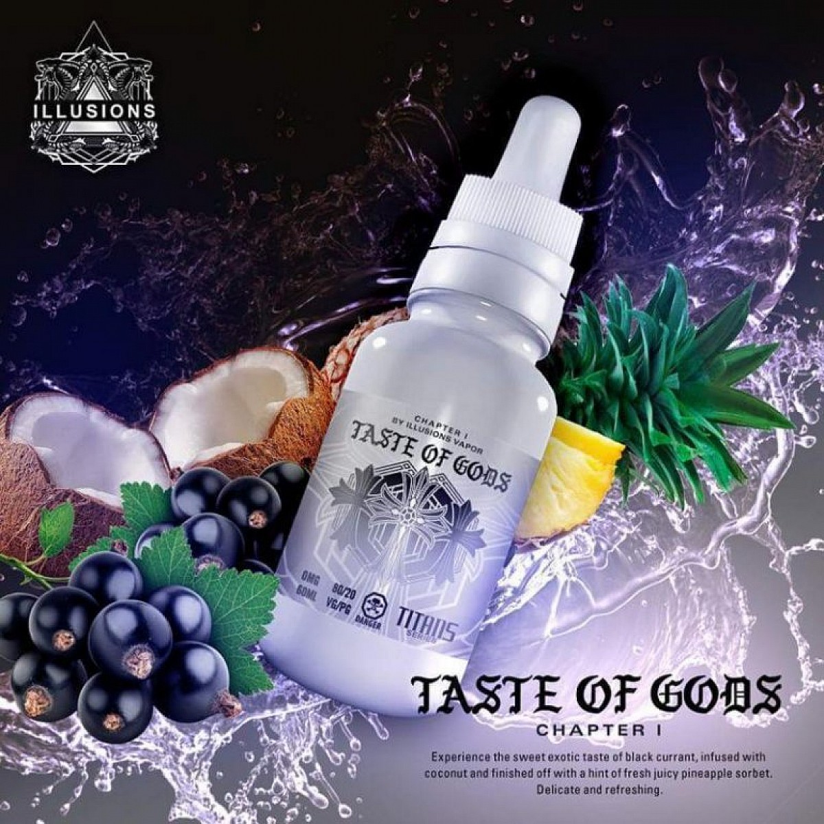 İllusiouns -  Taste Of Gods 60 ml Premium Likit