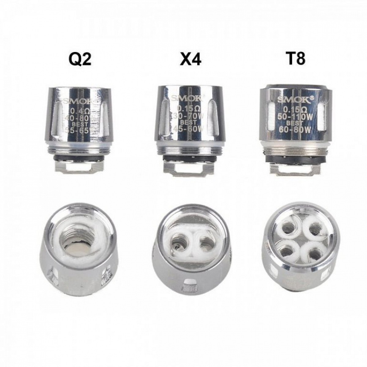 SMOK TFV8 Baby Tank X4 Coil 0.15 Ohm (5'li Paket)
