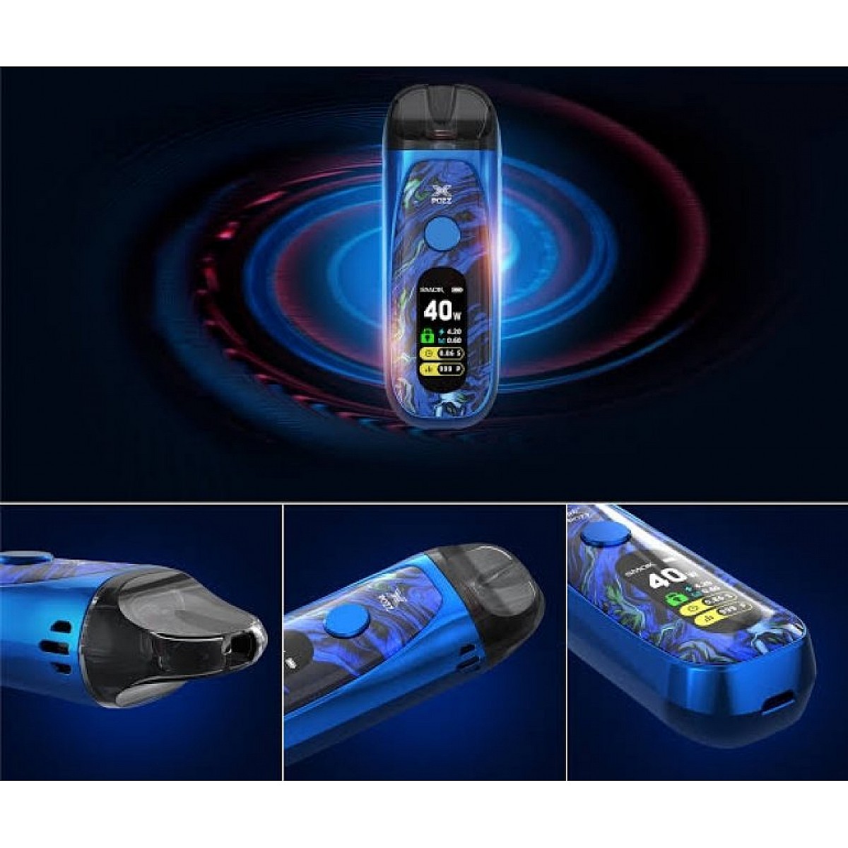 Smok- Pozz X 40W 1400mAh Pod Mod Elektronik Sigara Kit