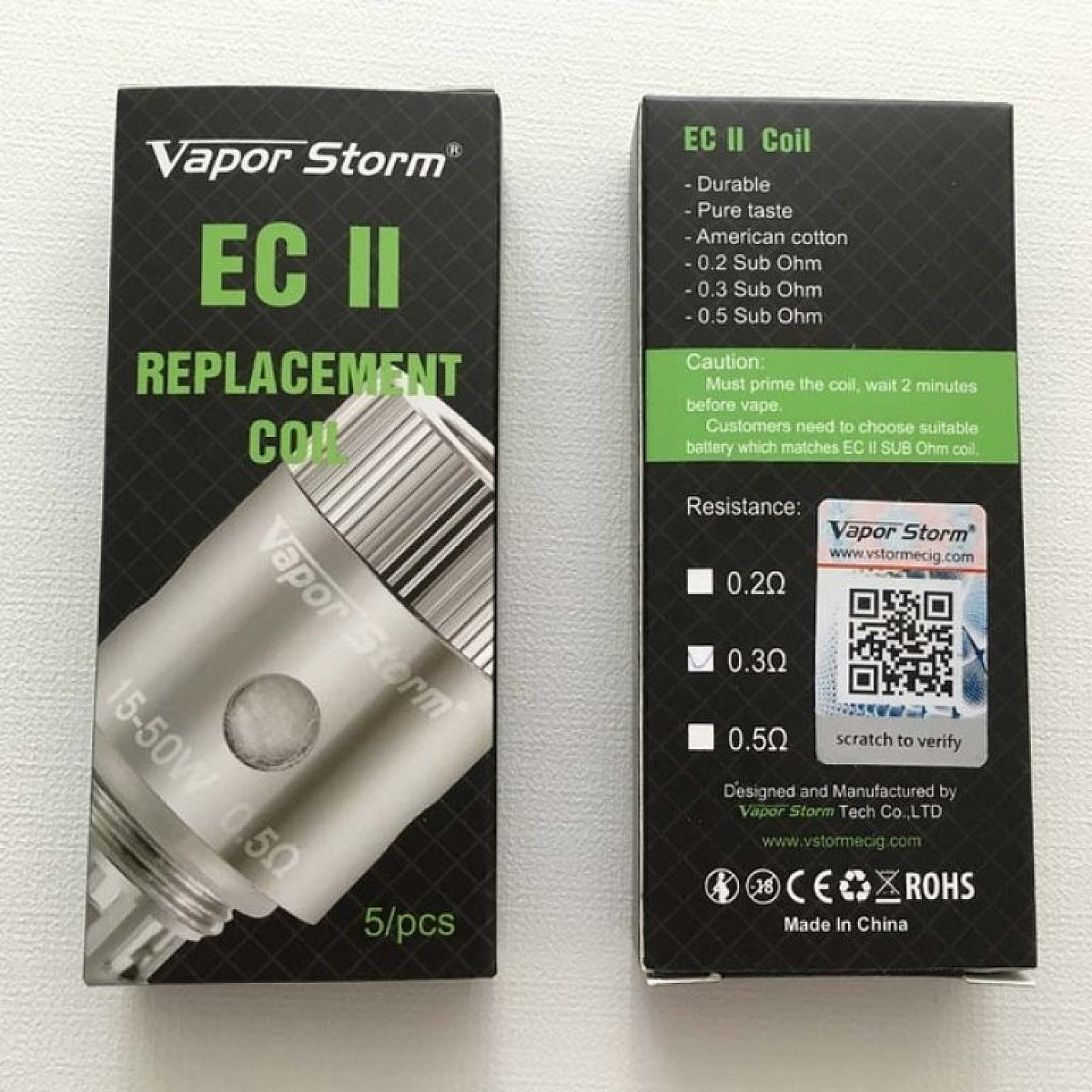 Vapor Storm EC II 5'li Coil