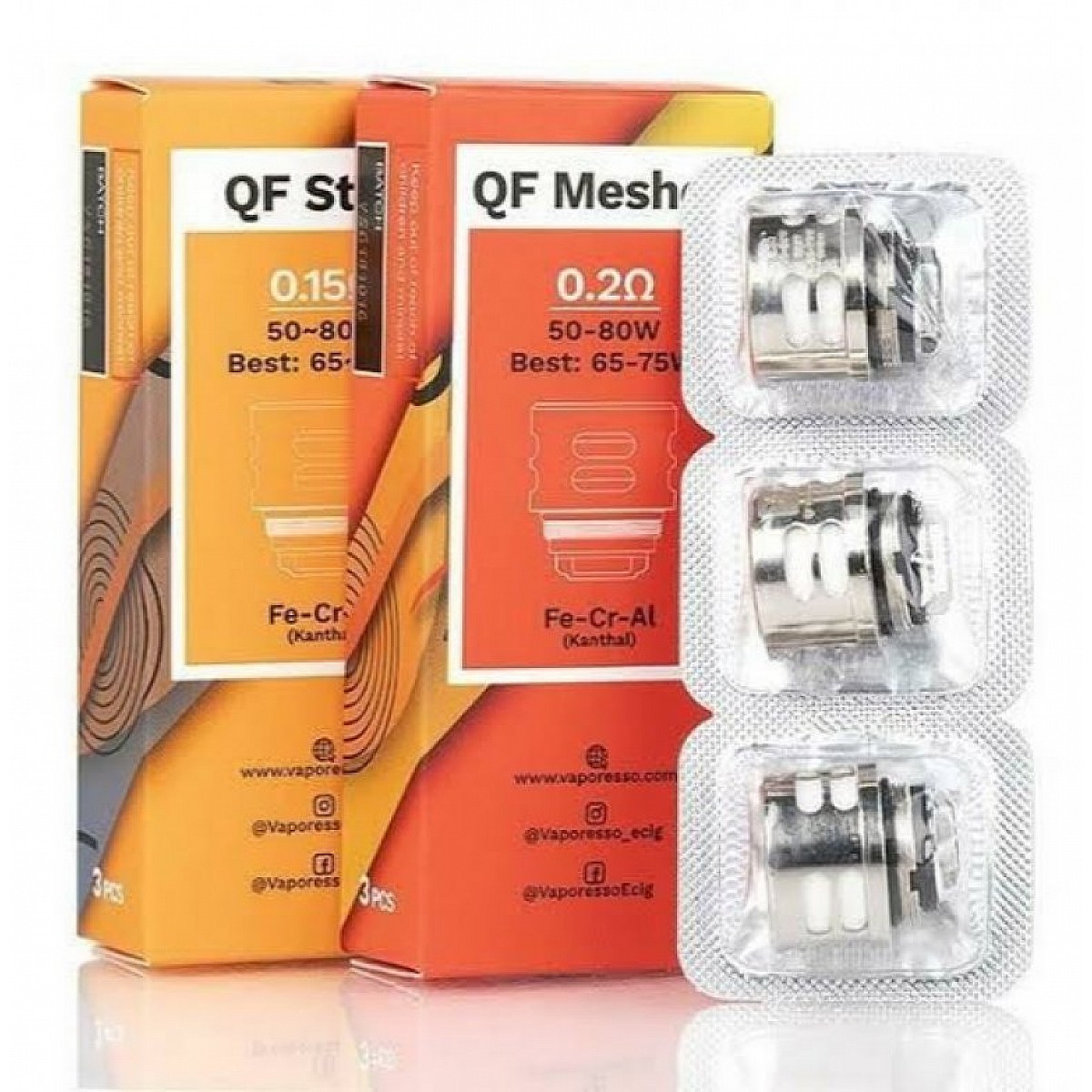 Vaporesso Skrr Tank QF Coil (Mesh/Strip/ccell) (3'lü Paket)
